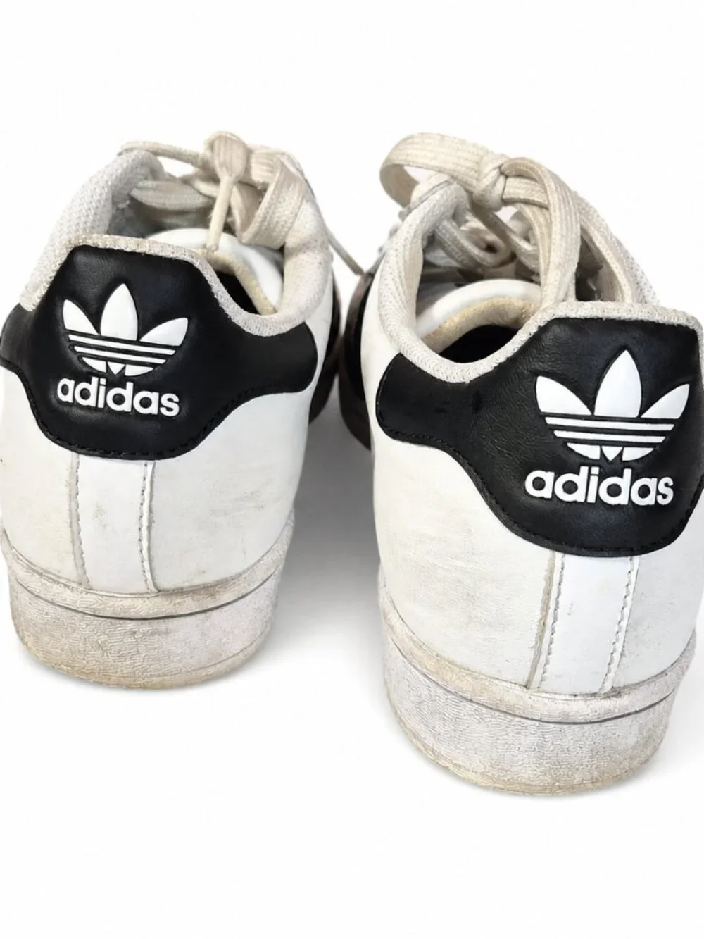 Adidas Superstar Men's 6.5 Shoes White Leather Low Top Sneakers